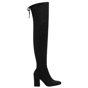 Over The Knee Block Heel Boots Size 10m Stretch! Easy to put on